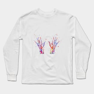 Human blood vessels Long Sleeve T-Shirt